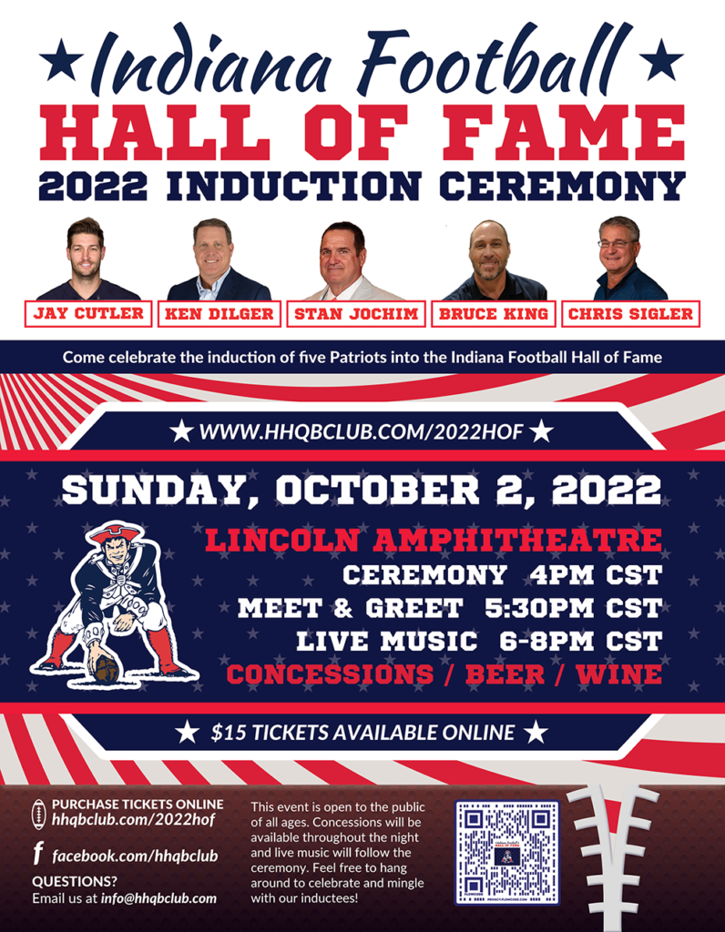 Indiana Football Hall of Fame Heritage Hills Quarterback Club
