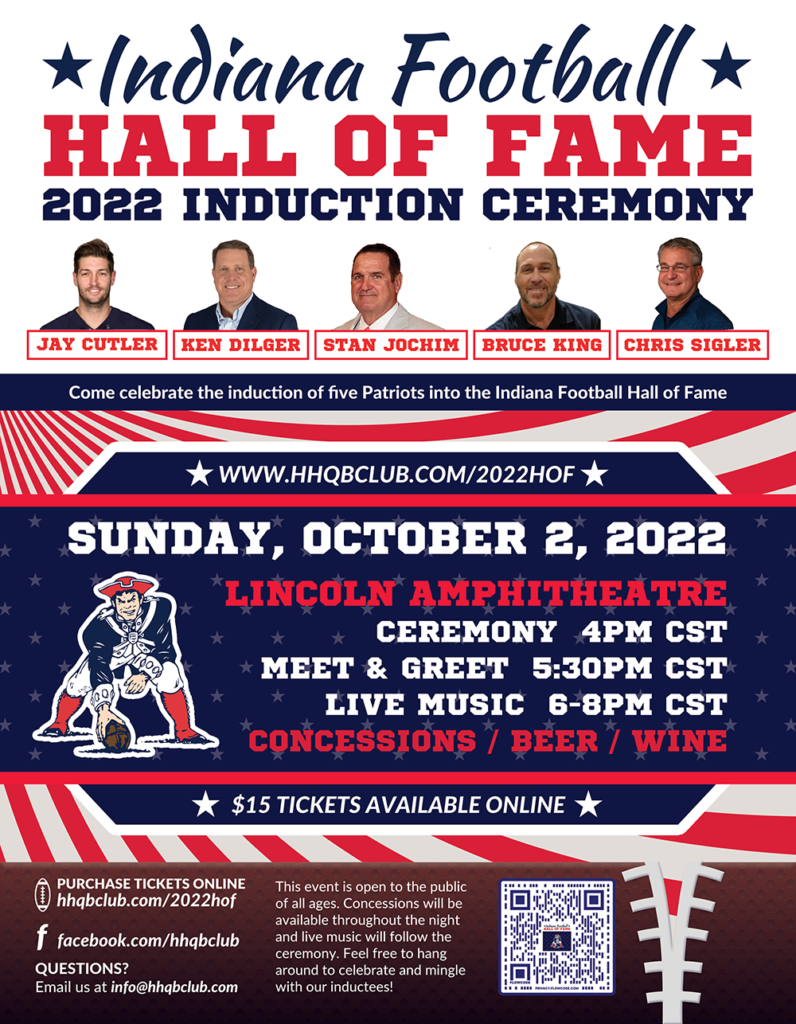 2022 Indiana Football Hall of Fame